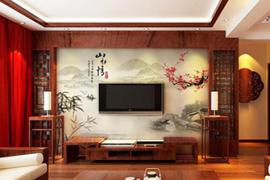 济南市中区装修：中式装修客厅装饰什么挂画才能提升家居风水