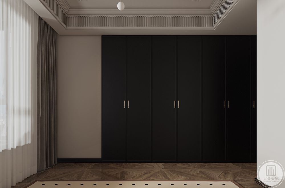 在功能上，压缩部分客厅空间增加收纳柜，升级储物功能。